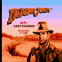 Indiana Jones and the Last Crusade (Taito) Title Screen